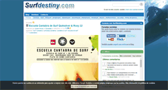 Desktop Screenshot of blog.surfdestiny.com